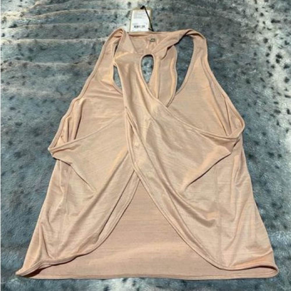 NWT! XL Prana Pale Pink criss cross tank top! Super cute and flattering! 😍❤️😍 - Picture 9 of 17